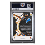 Jahmyr Gibbs PSA 9 2023 Panini Select Die Cut Orange Prizm Rookie RC Card #198
