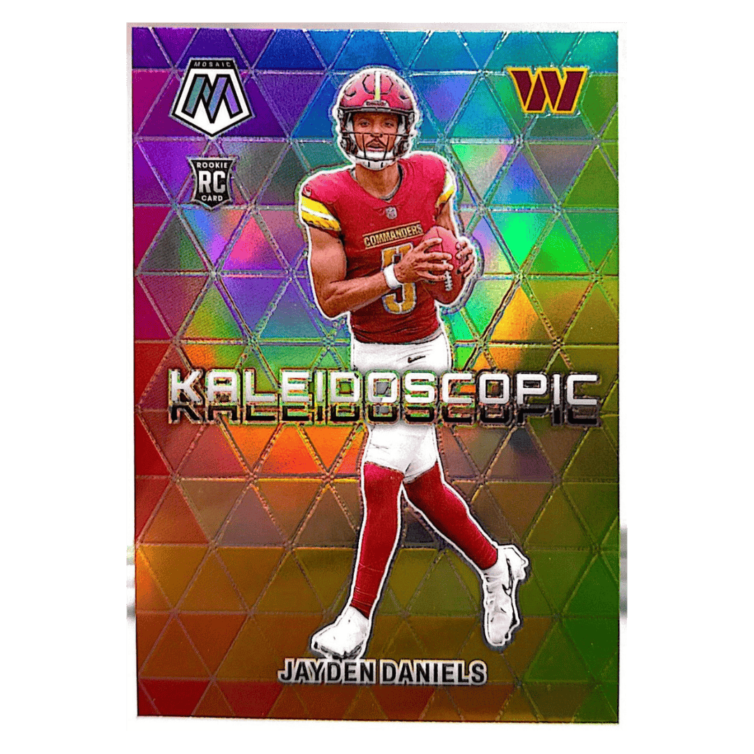 Jayden Daniels 2024 Panini Mosaic Kaleidoscopic SSP Rookie Card #21