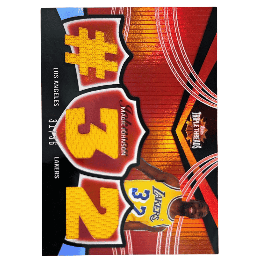 Magic Johnson 2007 Topps Triple Threads #d/36 Card #TTR-70