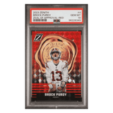 Brock Purdy PSA 10 2023 Panini Zenith Zeal of Approval - Red Card #4