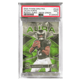 Jalen Hurts PSA 9 2020 Panini Spectra Rookie Aura - Neon Green Rookie RC #d/30 Card #RA6