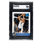 Nikola Jokic SGC 9 2015-16 Panini Donruss Rated Rookie Card #215