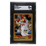 Bryce Harper SGC 9 2013 Topps Gold #d /2023 Card #369