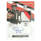 Ja'Marr Chase 2021 Panini Impeccable Rookie Patch Autograph RPA #d / 99 Card #RPA-JC