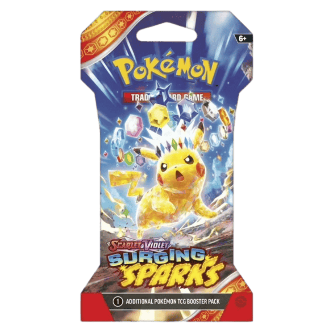 Pokemon Scarlet & Violet Surging Sparks Sleeved Booster | Pikachu