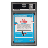 C.J. Stroud PSA 10 2023 Panini Donruss Optic Pink Card #244