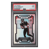 Bijan Robinson PSA 9 2023 Panini Prizm Silver Prizm Rookie RC Card #305