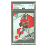 Patrick Mahomes PSA 8 2021 Panini Mosaic Silver Card #1