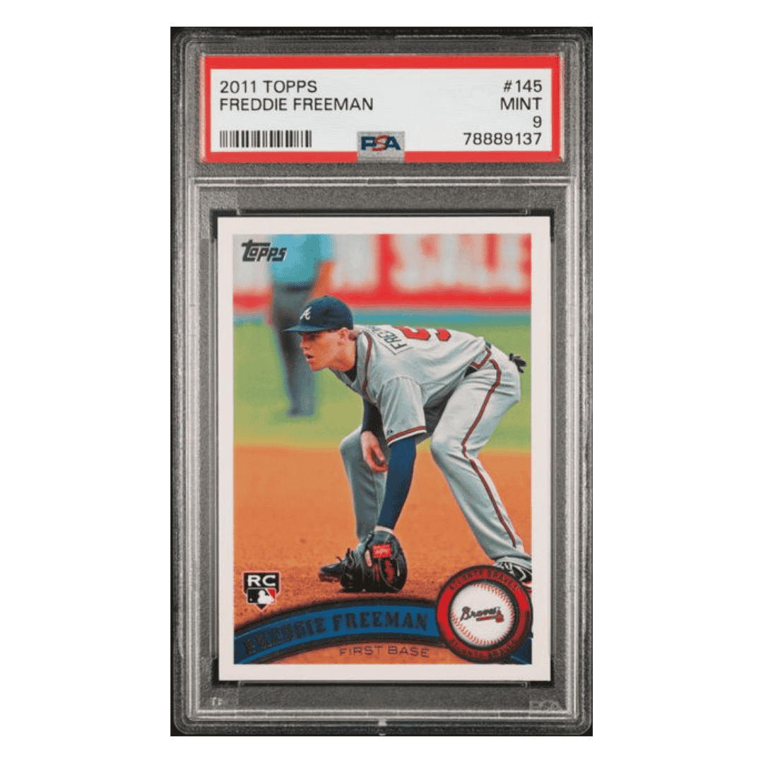 Freddie Freeman PSA 9 2011 Topps Rookie RC Card #145