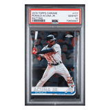Ronald Acuna Jr PSA 10 2019 Topps Chrome Batting Card #117