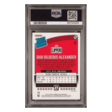 Shai Gilgeous-Alexander PSA 10 2018 Panini Donruss Optic Blue Velocity Rated Rookie Card #162