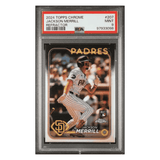 Jackson Merrill PSA 9 2024 Topps Chrome Refractor Card #207