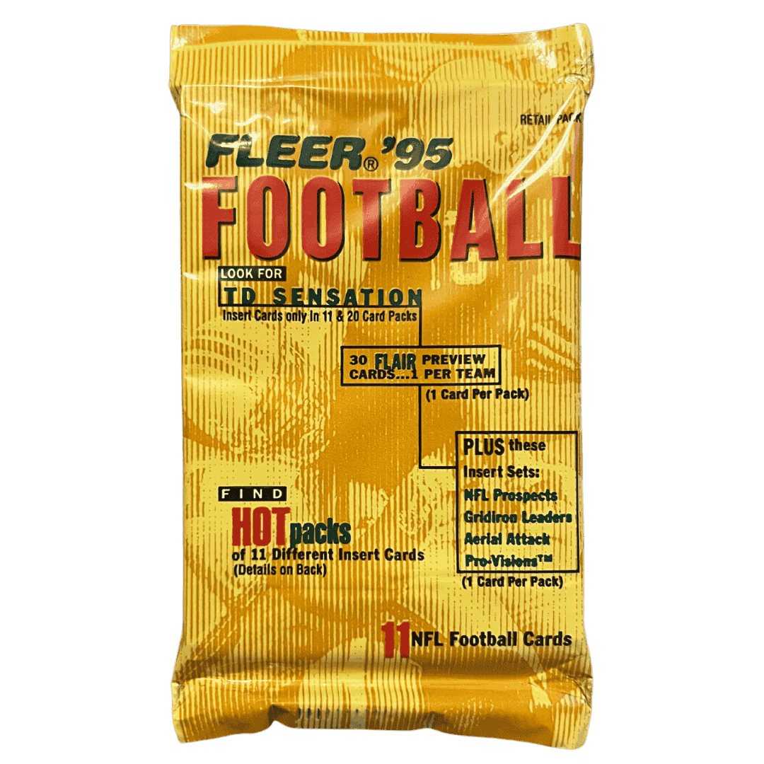 1995 Fleer Football Hobby Box - Single Pack