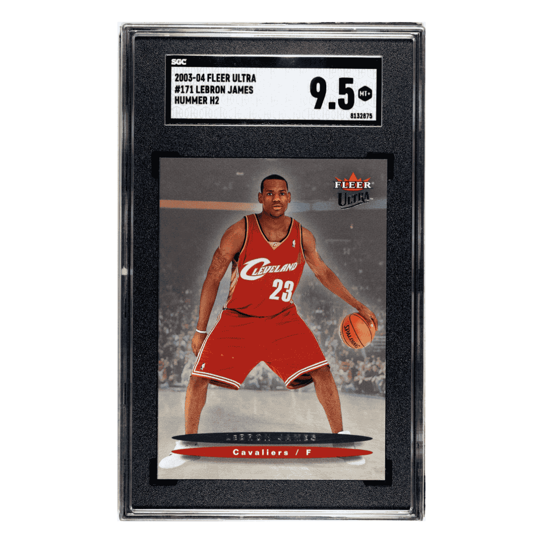 LeBron James SGC 9.5 2003-04 Fleer Ultra Hummer H2 Card #171