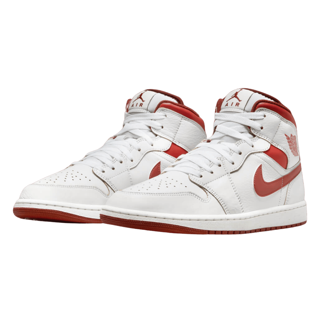 Jordan 1 Mid SE White Dune Red (GS)