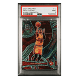 Trae Young PSA 9 2021 Panini Prizm Spectra Variation Meta #d/25 Card #11