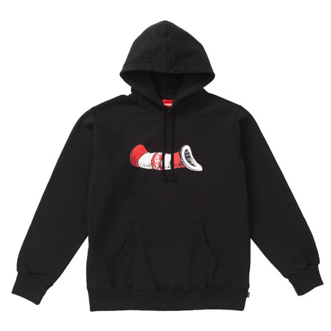 Supreme Cat In The Hat Hoodie - Black