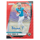 Brian Thomas Jr 2024 Prizm Red Wave Auto #d/149 Rookie Card #314