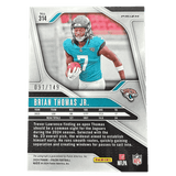 Brian Thomas Jr 2024 Prizm Red Wave Auto #d/149 Rookie Card #314