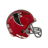 Deion Sanders Atlanta Falcons Autographed Mini 66-69 Speed Helmet with Inscription - Beckett COA