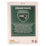 Drake Maye 2024 Donruss Downtown SSP Case Hit Card #13
