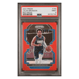 Jalen Brunson PSA 9 2021 Panini Prizm Red Prizm #d/299 Card #144