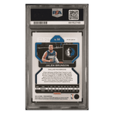 Jalen Brunson PSA 9 2021 Panini Prizm Red Prizm #d/299 Card #144