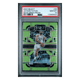 Jayson Tatum PSA 10 2023 Panini Select Neon Green Prizm #d/75 Card #45