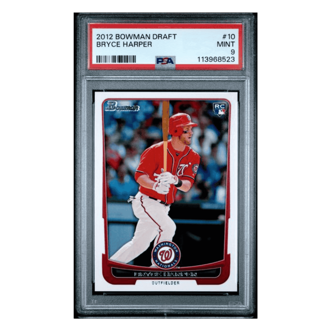 Bryce Harper PSA 9 2012 Bowman Draft Rookie RC Card #10