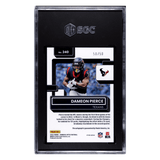 Dameon Pierce SGC 9.5 2022 Panini Donruss Optic Auto Pink Velocity Prizm Rated Rookie  #d/50 Card #240