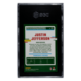 Justin Jefferson SGC 9.5 2023 Panini Donruss Optic Card #125