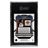 Julius Randle SGC 10 2022-23 Panini Prizm Red Sparkle Prizm Card #7