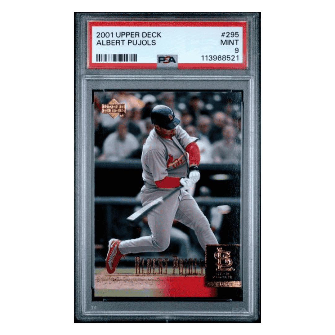 Albert Pujols PSA 9 2001 Upper Deck Card #295