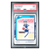 J.J. McCarthy PSA 9 2024 Panini Donruss Rated Rookie Card #303