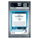 J.J. McCarthy PSA 9 2024 Panini Donruss Rated Rookie Card #303
