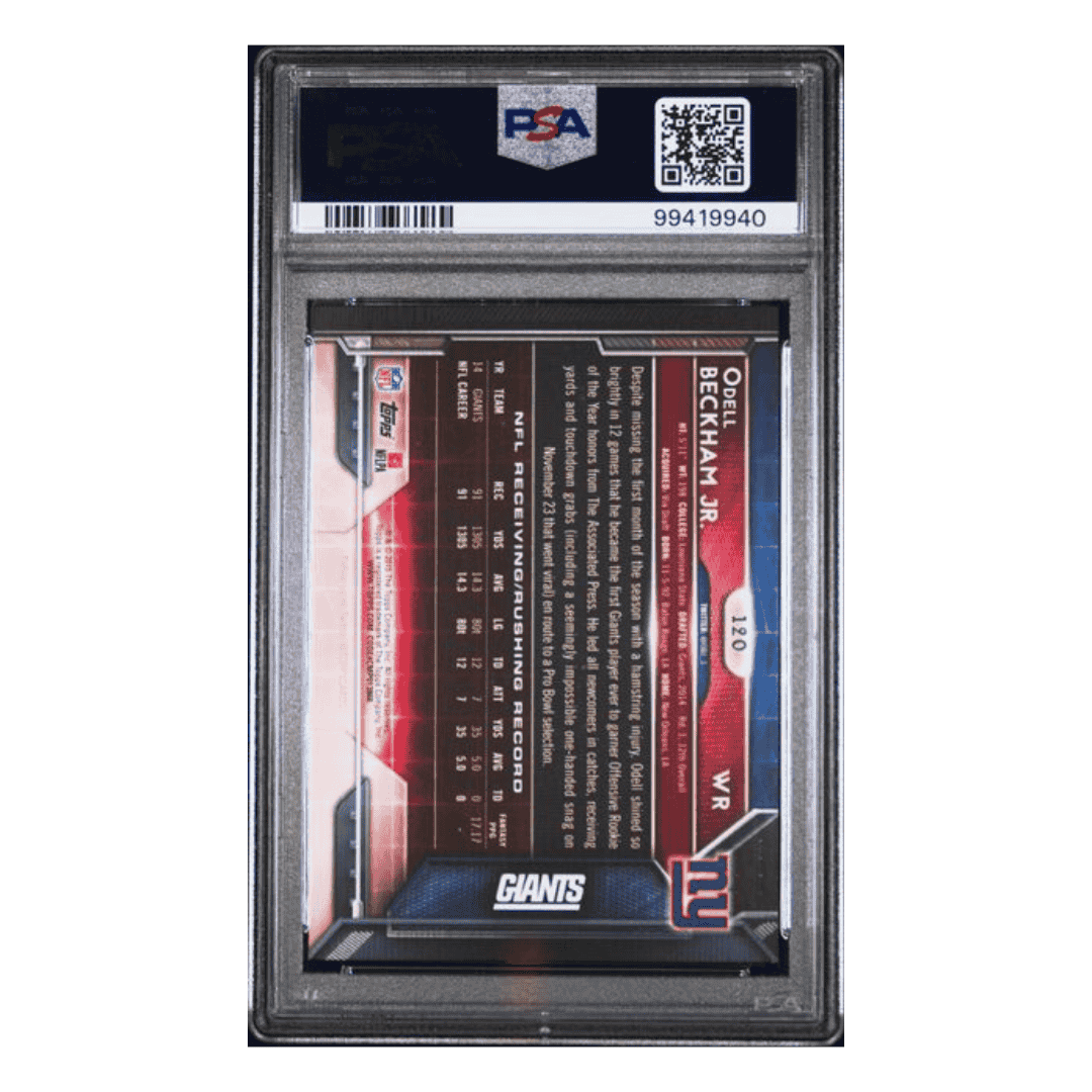 Odell Beckham Jr PSA 10 2015 Topps 50th Super Bowl Card #120