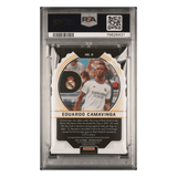 Eduardo Camavinga PSA 8 2021-22 Panini Obsidian Supernova Die Cut E/E Purple #d /60 Card #8