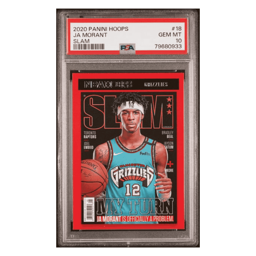 Ja Morant PSA 10 2020 Panini Hoops Slam Topps Card #18