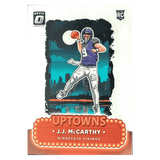 J.J. McCarthy 2024 Panini Donruss Optic Uptowns Card #10