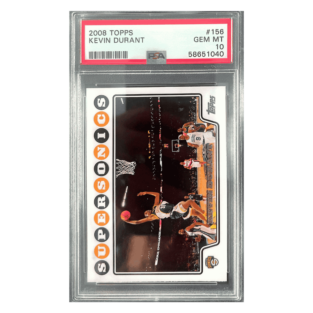 Kevin Durant PSA 10 2008 Topps Card #156