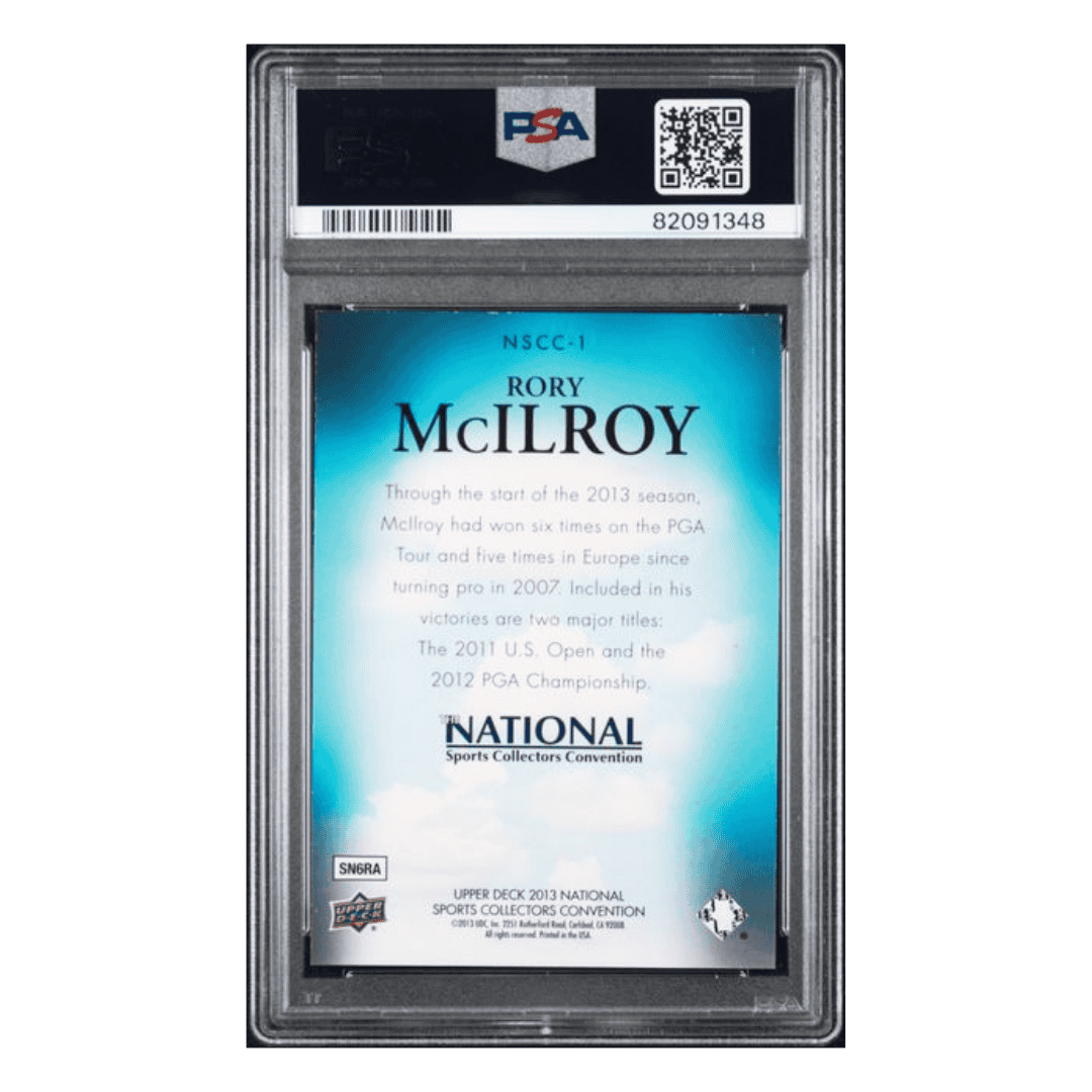 Rory McIlroy PSA 9 2013 Upper Deck National Convention Card #1
