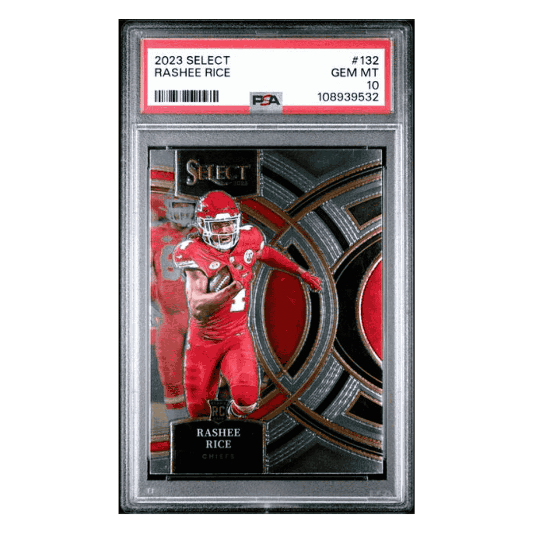 Rashee Rice PSA 10 2023 Panini Select Rookie RC Card #132