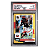 Ja'Marr Chase PSA 10 2022 Panini Donruss Press Proof Premium Card #196