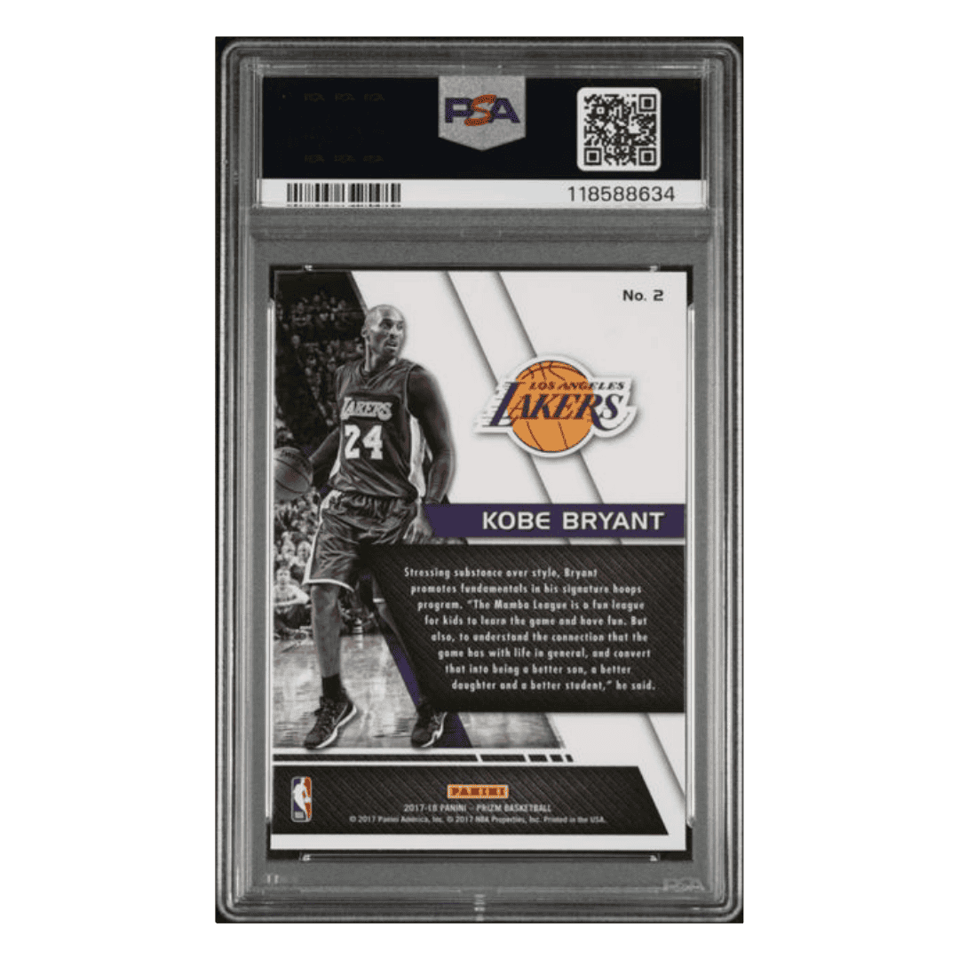 Kobe Bryant PSA 10 2017 Panini Prizm Fundamentals Card #2