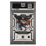 Anthony Edwards PSA 9 2021 Panini Prizm Penmanship Silver Prizm Auto Card #PMAEW