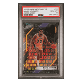 Magic Johnson PSA 10 2022 Panini National VIP Camo Green #d /25 Card #26