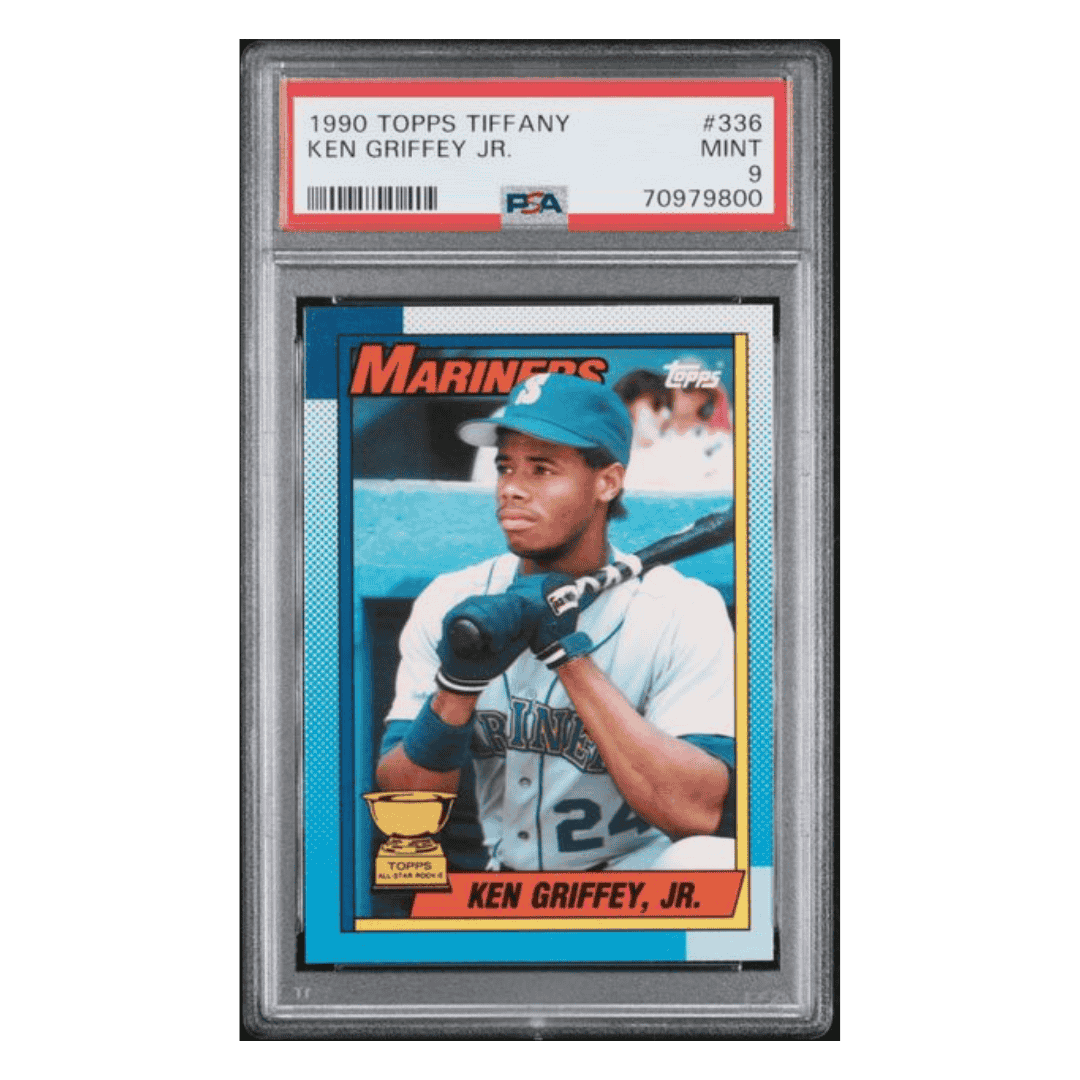 Ken Griffey Jr PSA 9 1990 Topps Tiffany Card #336