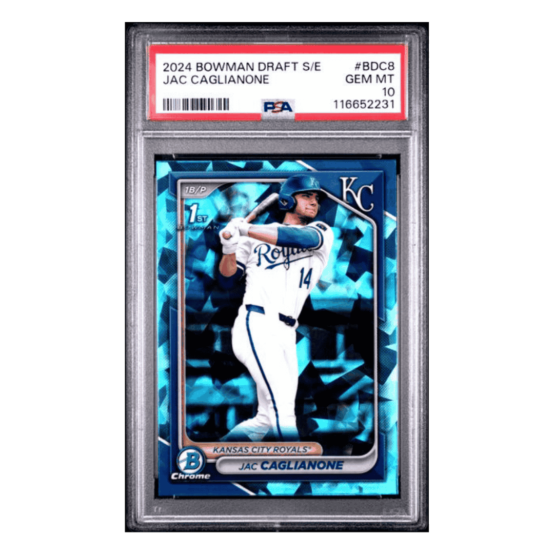 Jac Caglianone PSA 10 2024 Bowman Draft Sapphire Edition Card #BDC8