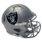 Ashton Jeanty Las Vegas Raiders Autographed Full Size Replica Helmet - Beckett COA