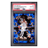 Victor Wembanyama PSA 10 2023 Panini Select Blue Cracked Ice Card #87